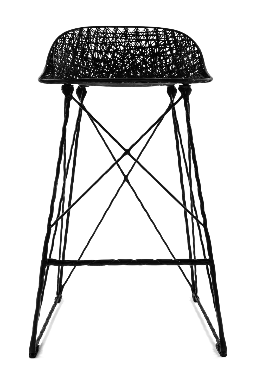Carbon Bar Stool Low front side